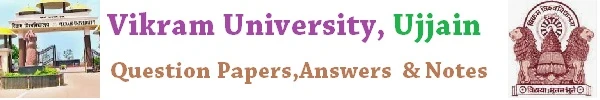 Vikram University Notes & Question Papers